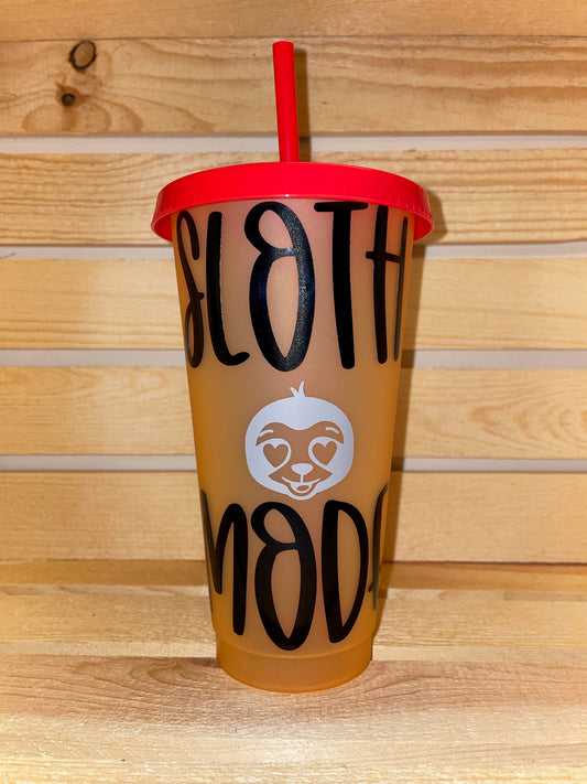 Sloth Mode Cold Cup 24oz