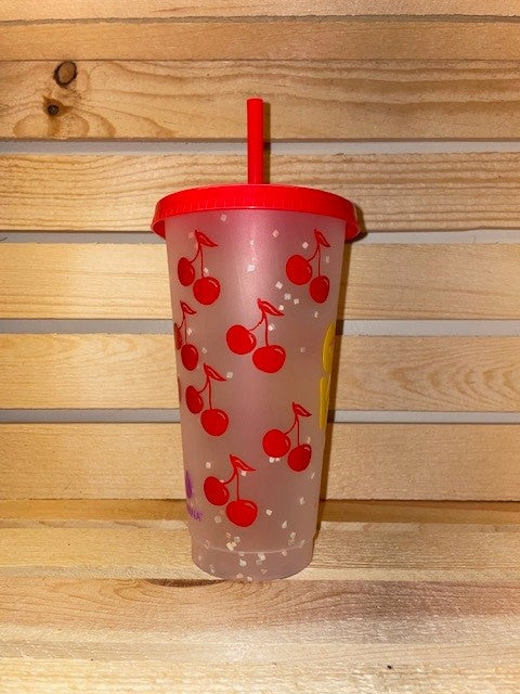 Good Vibes Cherry Cold Cup 24oz
