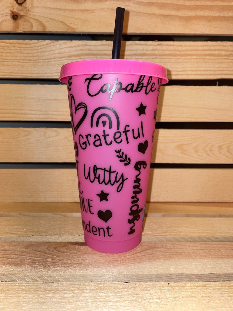Inspirational Cold Cup 24oz