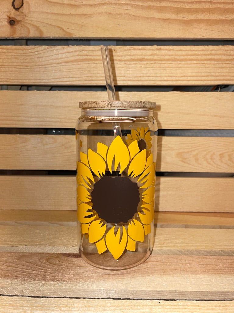 Sunflower Libbey Cup